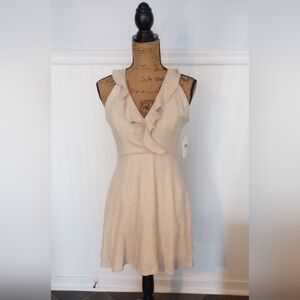 Altar’d State Linen Blend Halter Midi Dress • NWT Size M • Boho • Vacation